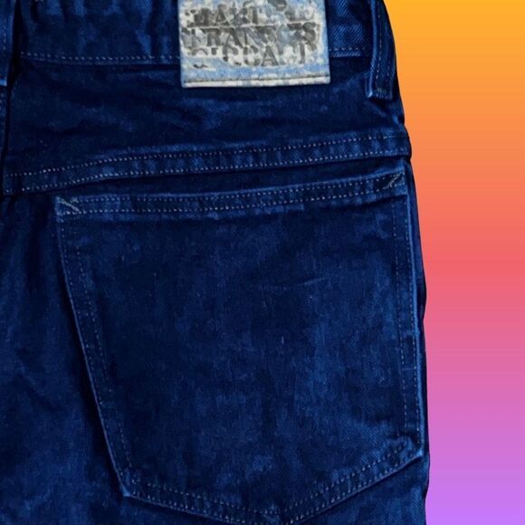 Women’s 1991 Vintage Marithe Francois Girbaud Dark Blue Hi Waist Jeans 9/10 #149 - Picture 4 of 6